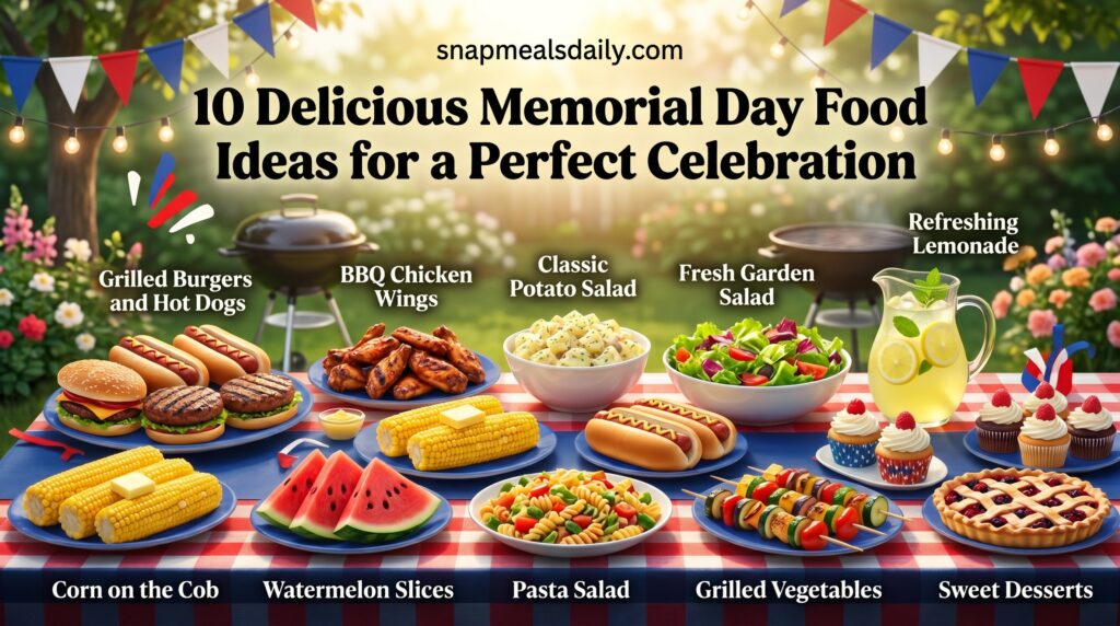 Delicious Memorial Day food ideas for a perfect celebration