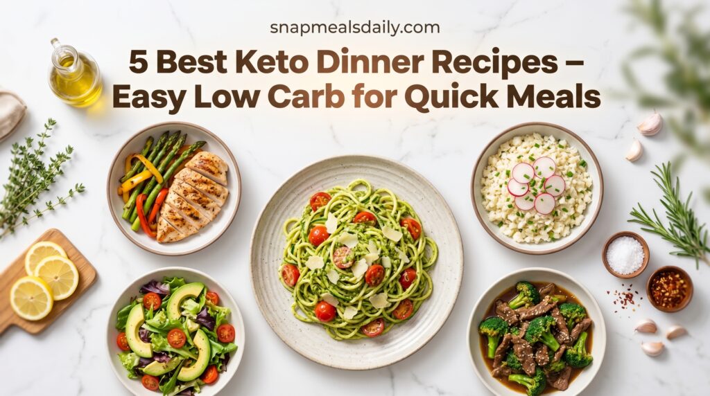 Keto dinner recipes easy low carb with chicken and vegetables in a healthy meal box