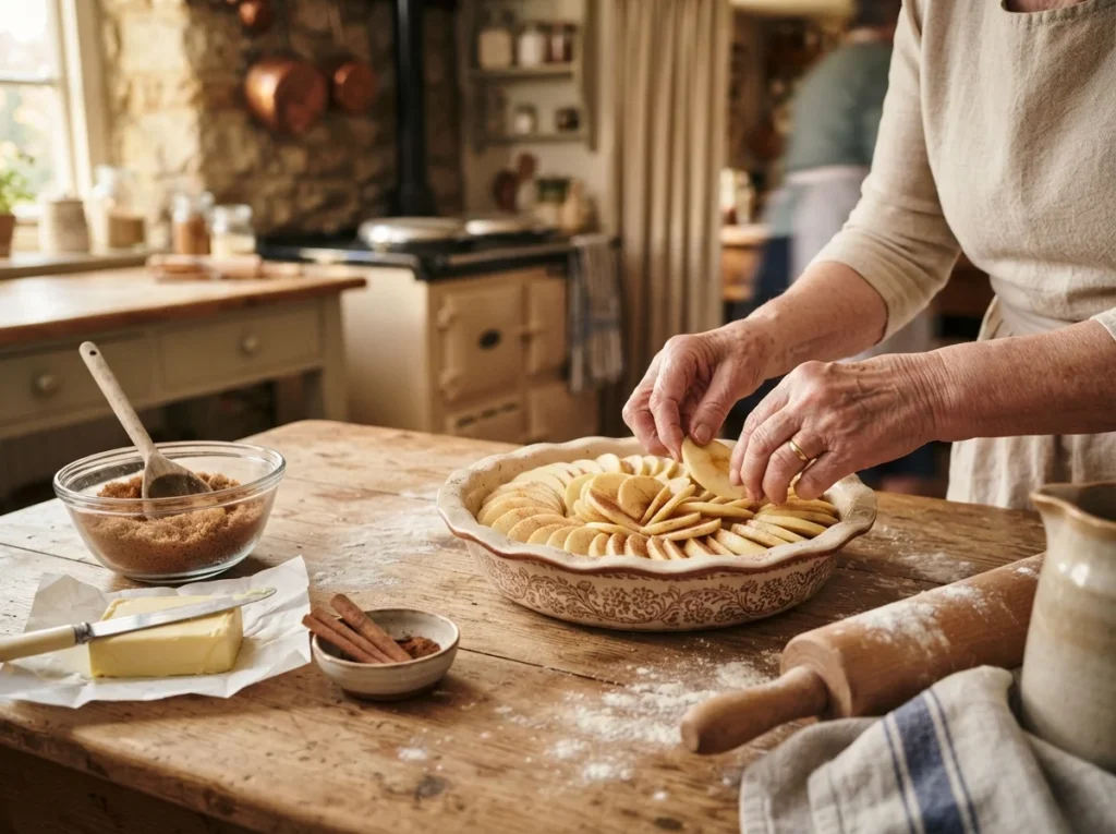 Traditional homemade Apple Desserts prepared using a classic family recipe.