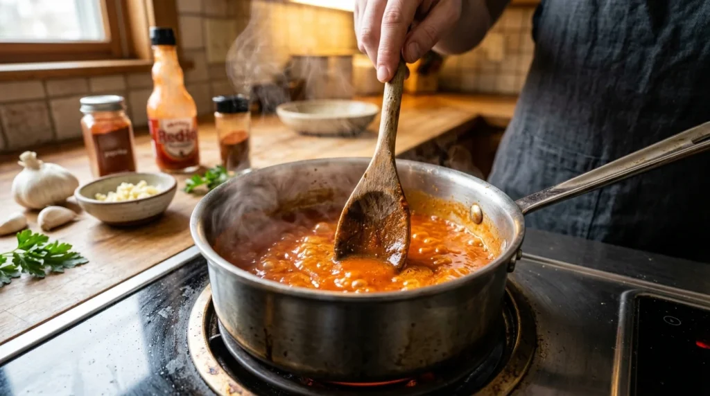 Brining chicken wings for a juicy buffalo chicken recipe before cooking.